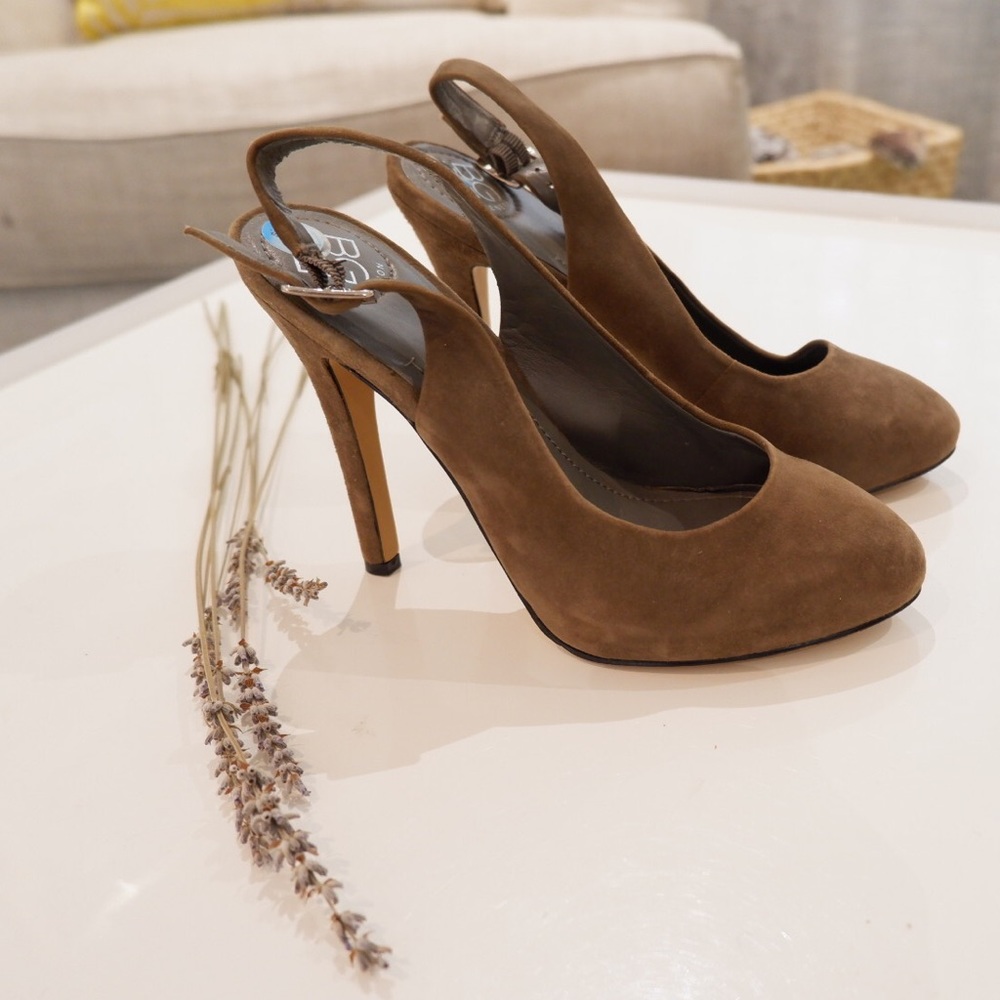 Bebe Suede heels